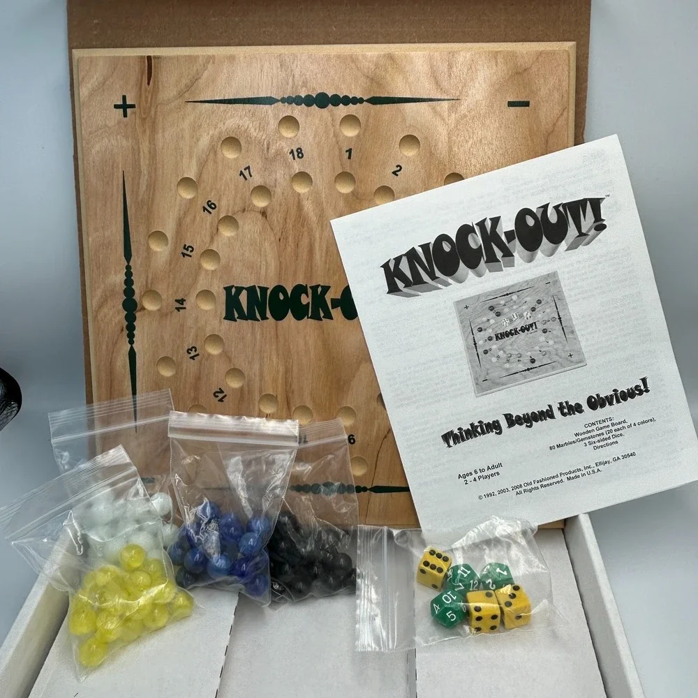 Muggins Knock-Out Math Game Mensa Analytical‎ Aerobics Critical Thinking Skills
